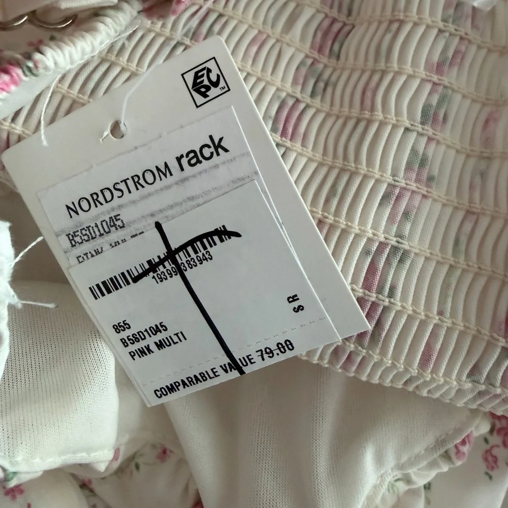 NWT Blu Pepper Ribbon Floral Midi Dress - Flawed - Picture 14 of 14